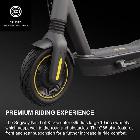 G65 Certified Refurbished Segway Electric KickScooter (Good Condition/Minor Scratched)